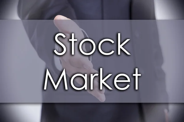 Borsa - concetto di business con testo — Foto Stock