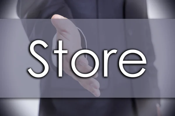 Store - concetto di business con testo — Foto Stock