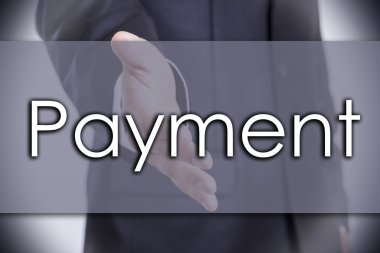 Ödeme - metin ile iş kavramı