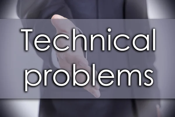 Technical problems - business concept with text — Stock Photo, Image