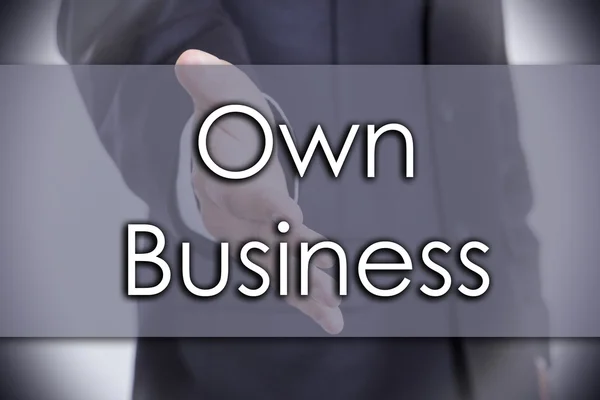 Own Business - business concept with text — Stock Photo, Image