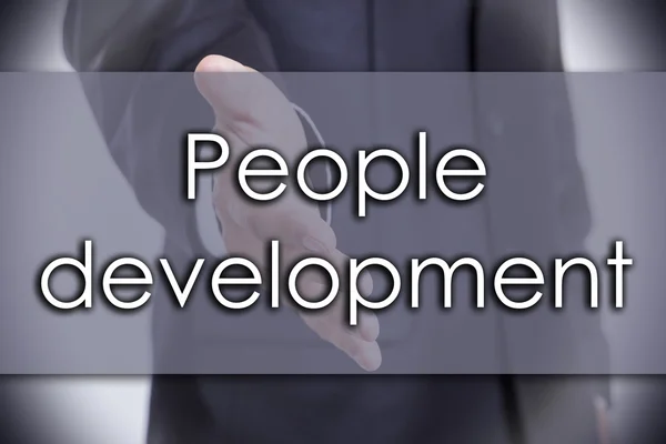 Desarrollo de personas - concepto de negocio con texto —  Fotos de Stock