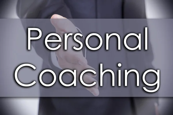 Personal Coaching - concetto di business con testo — Foto Stock
