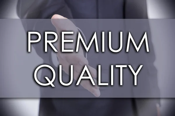 Premiumkvalitet - affärsidé med text — Stockfoto