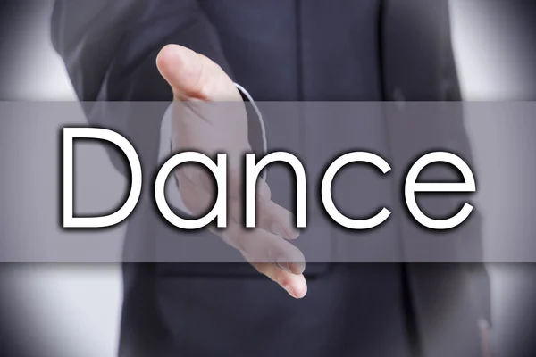 Dança - conceito de negócio com texto — Fotografia de Stock