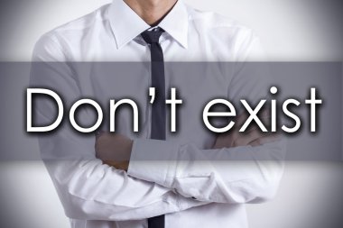 -Genç işadamı metin ile - iş kavramı diye bir şey yoktur