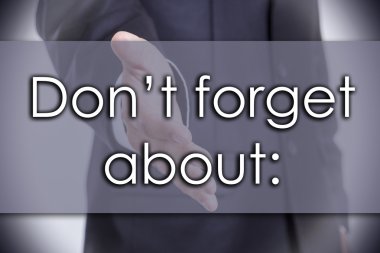 Hakkında unutmayın:-iş kavramı ile metin