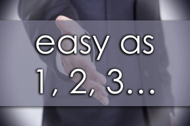 1, 2, 3 olarak kolay... -iş kavramı ile metin