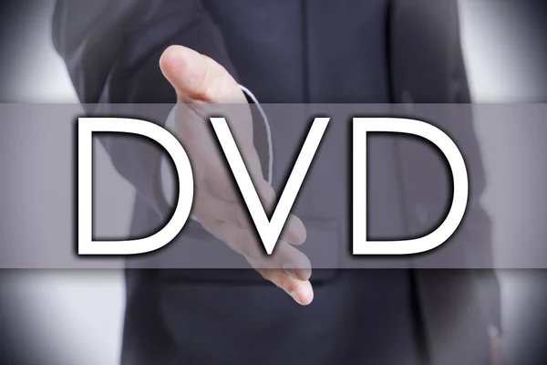 DVD - business concept with text — Stock Photo, Image