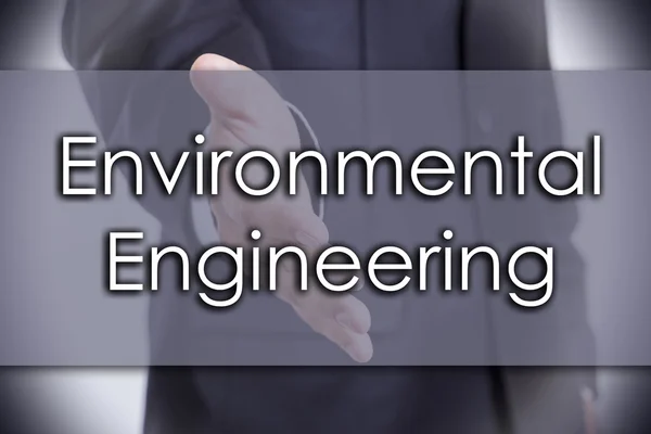 Inżynieria środowiska - koncepcja biznesowa z tekstem — Zdjęcie stockowe