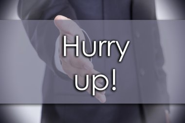 Çabuk! -iş kavramı ile metin