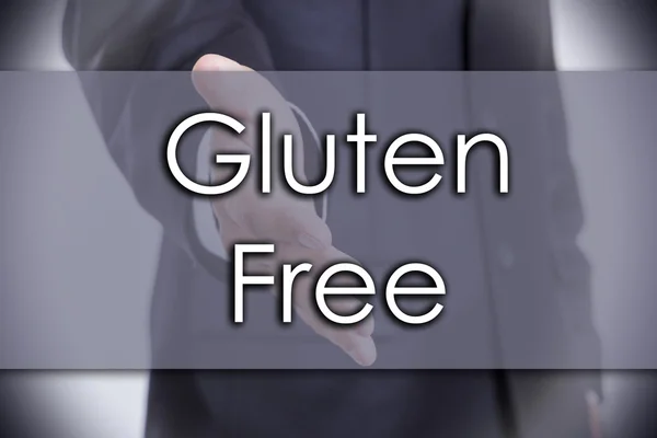 Glutenfri - affärsidé med text — Stockfoto