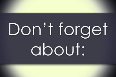 Hakkında unutmayın:-iş kavramı ile metin