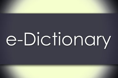 e-sözlük - metin ile iş kavramı