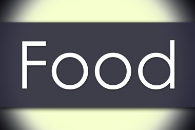 Gıda - iş kavramı ile metin