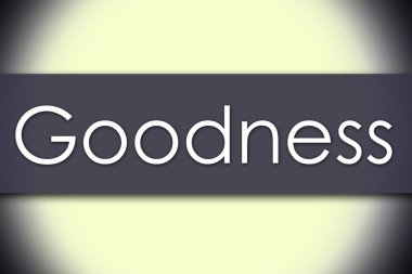 İyilik - metin ile iş kavramı