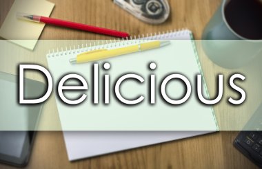 Delicious - metin ile iş kavramı