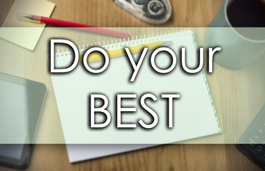 En iyi - iş kavramı metin ile yapmak