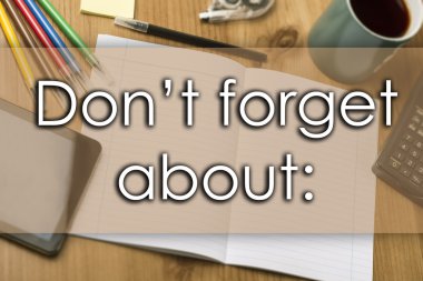 Hakkında unutmayın:-iş kavramı ile metin