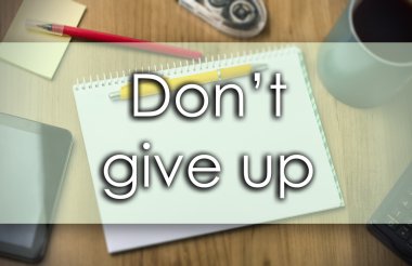 -İş kavramı ile metin pes etme