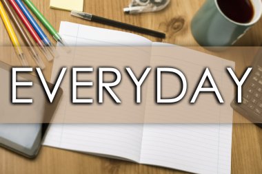 Her gün - metin ile iş kavramı