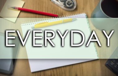 Her gün - metin ile iş kavramı