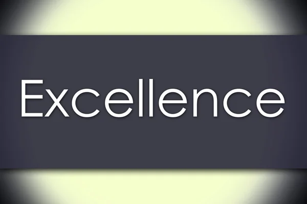 Excellence - üzleti koncepció, szöveg — Stock Fotó