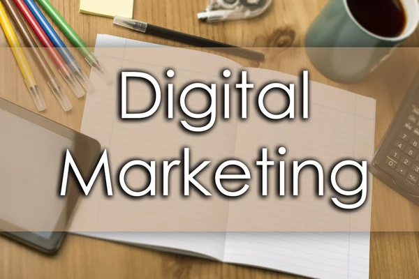 Digital Marketing - business concept with text