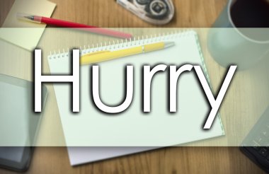 Acele - metin ile iş kavramı