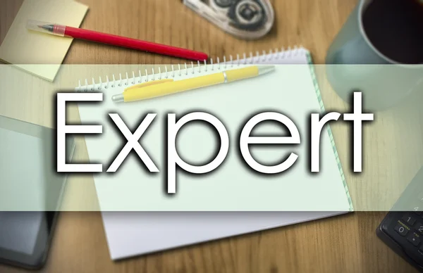 Expert -  business concept with text — Stock Photo, Image