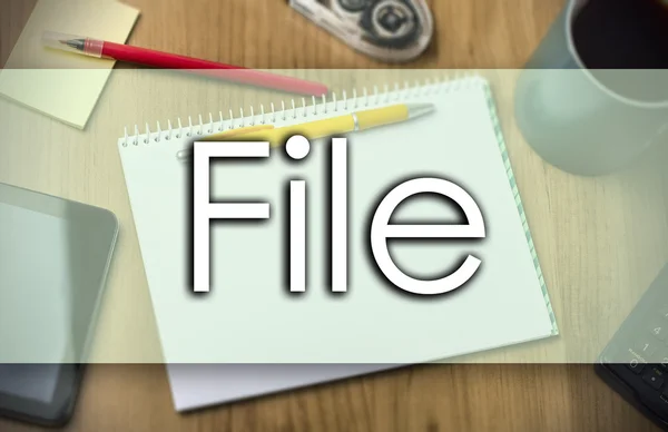 File -  business concept with text — Stock Photo, Image