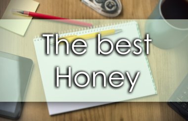 En iyi bal - metin ile iş kavramı