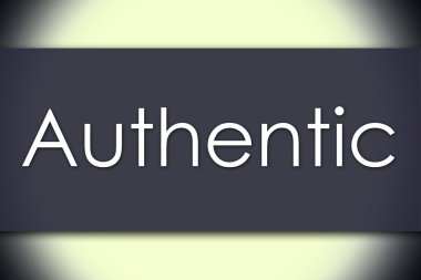 Otantik - metin ile iş kavramı