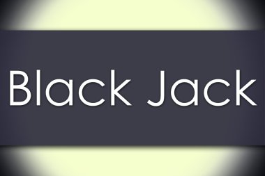 Black Jack - metin ile iş kavramı