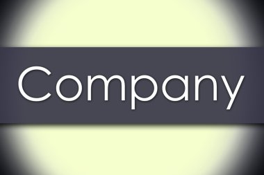 Şirket - metin ile iş kavramı