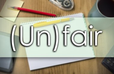 (Un)fair - metin ile iş kavramı