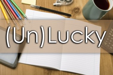 (Un)Lucky - metin ile iş kavramı
