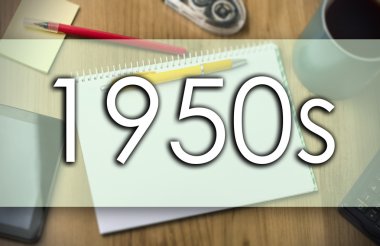 1950'lerde - iş kavramı ile metin