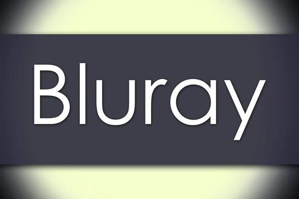 Bluray - concept d'entreprise avec texte — Photo