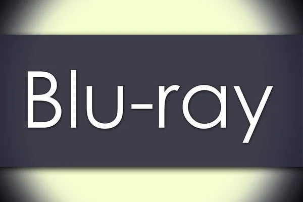 Blu-ray - obchodní koncept s textem — Stock fotografie