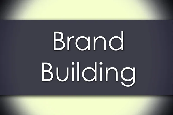 Brand Building - business concept with text — Stock Photo, Image