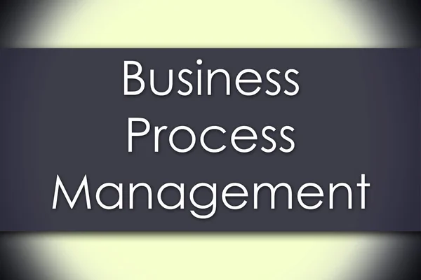 Business Process Management BPM - concept d'affaires avec texte — Photo