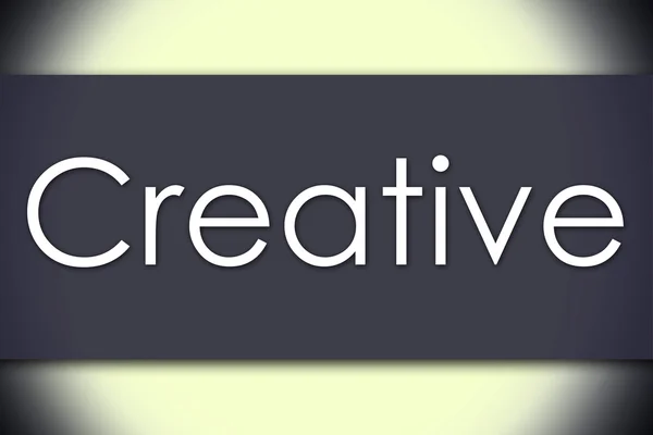 Creative - business concept with text — Stock Photo, Image