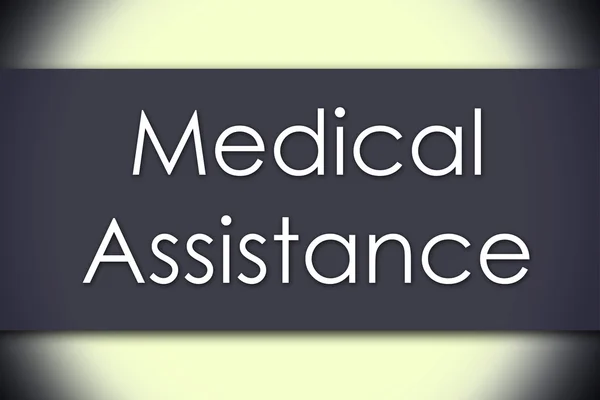 Medical Assistance - business concept with text — Stock Photo, Image