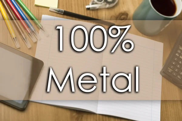 % 100 metal - iş kavramı ile metin