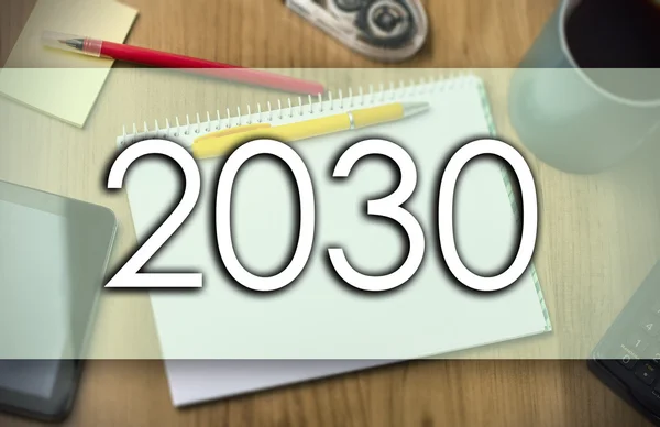 2030 - Concepto empresarial con texto — Foto de Stock
