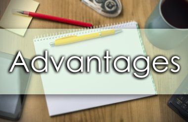 Avantajları - metin ile iş kavramı
