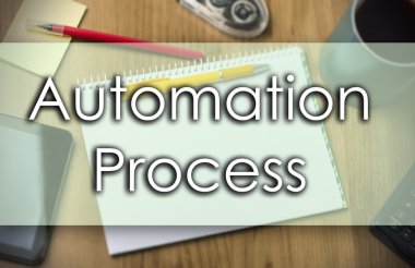 Otomasyon işlemi - metin ile iş kavramı