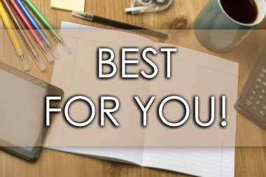 Senin için en iyisi! -iş kavramı ile metin