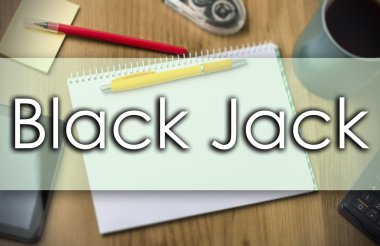 Black Jack - metin ile iş kavramı